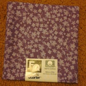 Cotton fabric quarter